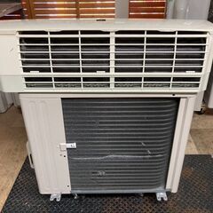 K05592　中古エアコン シャープ 2018年製 主に6畳用 冷房能力 2.2KW / 暖房能力 2.5KW