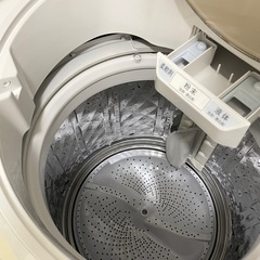 受け渡し予定者あり★ SHARP 2019年製 ES-GV9D 9kg 美品 洗濯機  取扱説明書 風呂水ホース付き