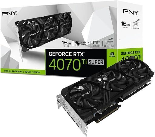 PNY GeForce RTX 4070Ti SUPER 16GB 中古単体