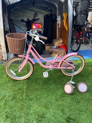 【受付終了】子ども　16インチ　自転車　女の子