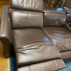 値下げしました！ 大塚家具 電動リクライニングソファ 美品
