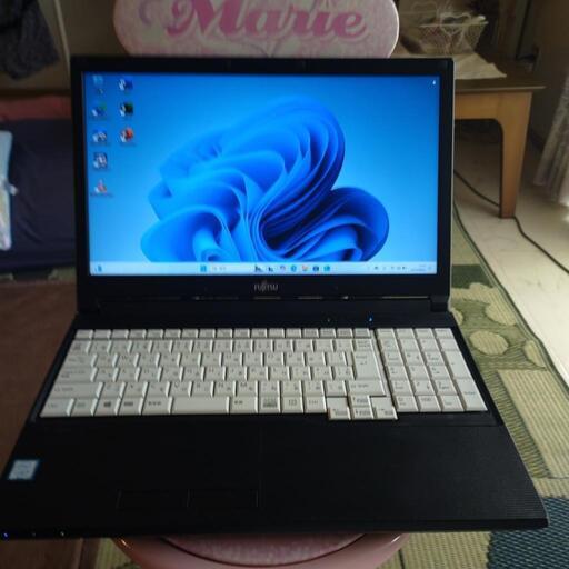 お取引決定しました.第７世代！爆速SSD256GB！MicrosoftOffice2021最新版！大画面！FUJITSU.LIFEBooK！