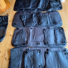 200系ハイエース S-GL標準ボディ ユーアイビークル 遮光パッド 全面セット