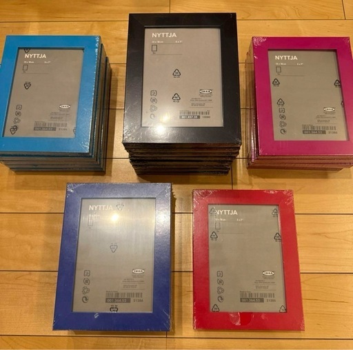 IKEA フォトフレーム NYTTJA 52個セット新品