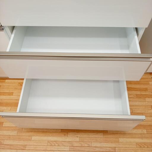 ★ジモティ割あり★ 丸仙工業　レンジボード　ホワイト　クリーニング済　YJ3697 ☆ジモティ割あり☆ 丸仙工業 レンジボード ホワイト クリーニング済