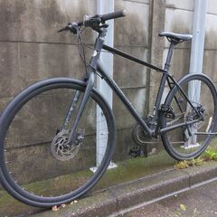クロスバイク 前後のタイヤ交換済み