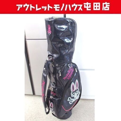 Psycho Bunny スタンドゴルフバッグ ネイビー Psycho Bunny (サイコ