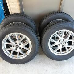 225/65r17 エクストレイル等に スタッドレスタイヤ アルミホイール4本