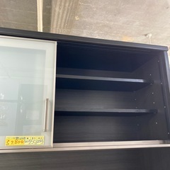 ☆ジモティ割あり☆ NITORI ニトリ 食器棚 ソレル W100×D43×H191 