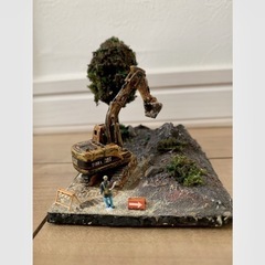 1/150 工事現場小型ジオラマ　