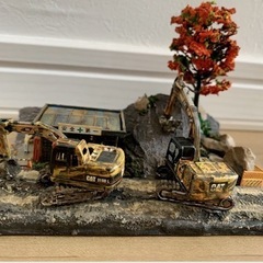 1/150 工事現場小型ジオラマ