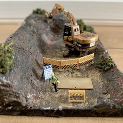 1/150 工事現場小型ジオラマ 1/150 工事現場小型ジオラマ
