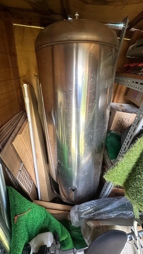 ※交渉中※ドラム缶 ステンレス製タンク BBQコンロDIY用