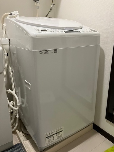 洗濯機　シャープ　8.0kg 2020年製(引渡し先決定)
