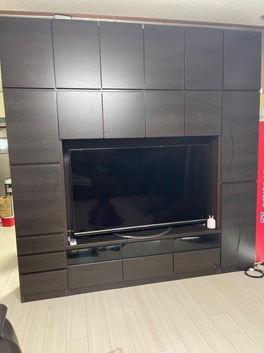 アクオス60インチテレビとテレビ台セット
