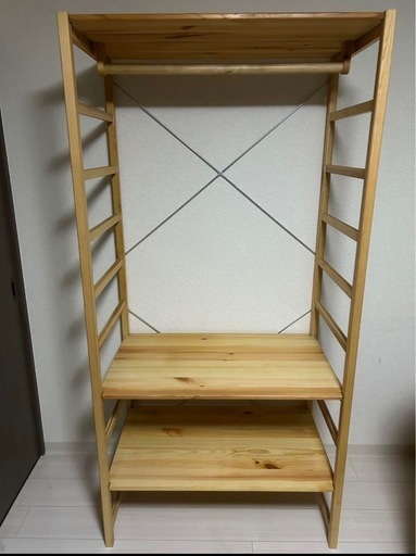 無印良品（MUJI）　パイン材ユニットシェルフ・ワードローブ