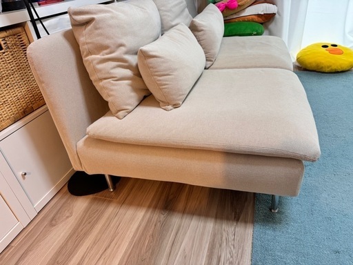 IKEA ソーデルハムン 3人掛けコンパクトソファ IKEA - SÖDERHAMN 