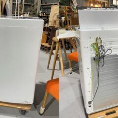 ★AQUA アクア★ 洗濯機 AQW-S4M 2022年 4.5kg 3Dアクティブウォッシュ コンパクト シンプル操作