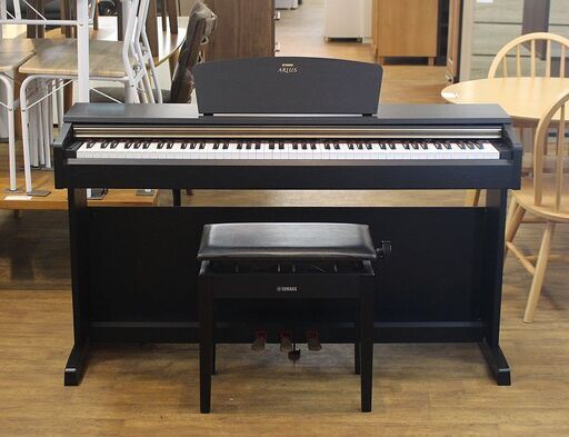 北大前! 札幌 引取 YAMAHA ヤマハ ARIUS アリウス 電子ピアノ YDP-161 2012年製 88鍵盤 ブラックウッド調 椅子付 鍵盤楽器