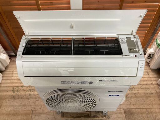 K05599　中古エアコン パナソニック 2020年製 主に6畳用 冷房能力 2.2KW / 暖房能力 2.2KW