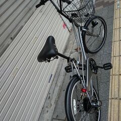 美品☆Welby[ウェルビー]rivage(リバージュ)20吋 コンパクト自転車 外装6段(ダークグレー)