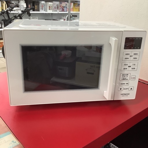 HITACHI 日立　電子レンジ　フラットテーブル　HMR-FT19A 2022年製