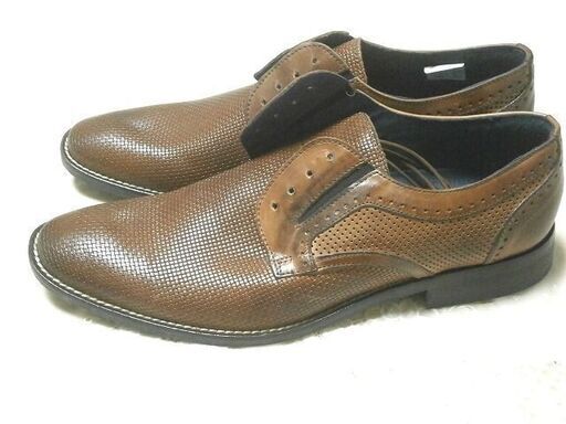 ◇ニコラベンソン nicola benson ブラウン 未使用品 サイズ41 メンズ