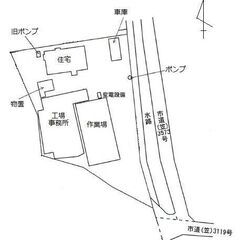 【オーナーチェンジ】【工場、住宅】笠間市来栖