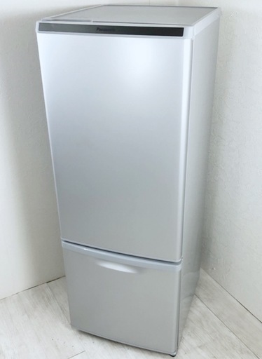 (送料無料) 2019年 168L 極美品 冷蔵庫 ガラストレイ カテキン消臭フィルター ゆったりサイズ ⑤