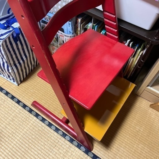 ストッケ　椅子　赤　トリップトラップ