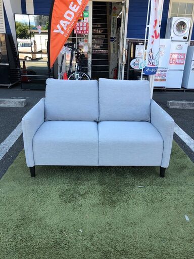 2人掛けソファ ANGERSBY アンゲルスビー IKEA グレー※現金、クレジット、スマホ決済対応※