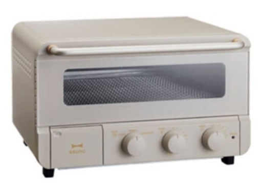 新品BRUNOトースター\u0026レシピ本付き BOE067-GRG