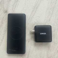 ANKER製 モバイルバッテリーとUSB ACアダプター お譲りします