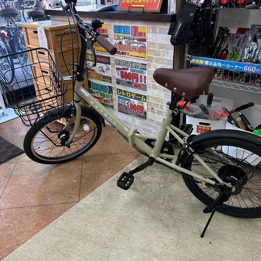 超美品!新車に近いTRADEA トレーディア 20インチ折り畳み自転車1063