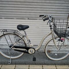 CARG[カーグ]RELAX(リラックス)26吋 ファミリーサイクル 変速なし/ベージュ