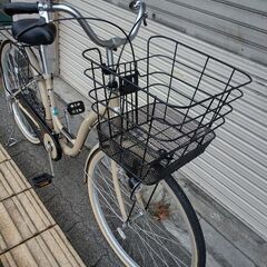 CARG[カーグ]RELAX(リラックス)26吋 ファミリーサイクル 変速なし/ベージュ