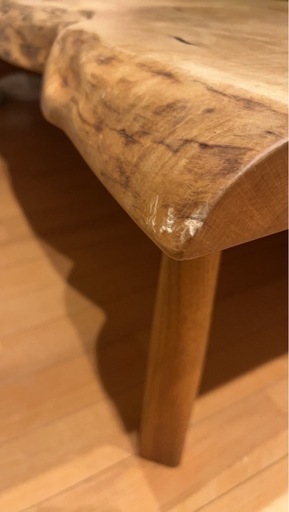 大きな劣化なし 長いす（さくらの木一枚板）180✖️45✖️30