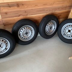 軽トラ S510Sハイゼットジャンボ純正タイヤホイール4本セット