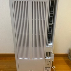 中古 コイズミ　冷房除湿専用窓用エアコン KAW-1612/W 2021年製　窓枠付き　ノンドレン　冷房 動作確認済