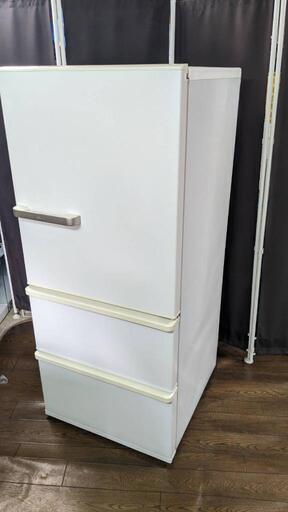 配送無料 高年式美品ちょっと大きめ冷蔵庫!(オーブンレンジが置ける耐熱テーブル採用)