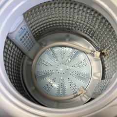 【八戸市内配送無料】7kg 洗濯機 2022年式　AQUA AQW-V7N（W）