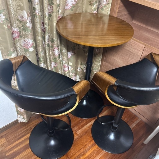 最終値下げ✨配送可✨カウンターテーブル　チェア　セット