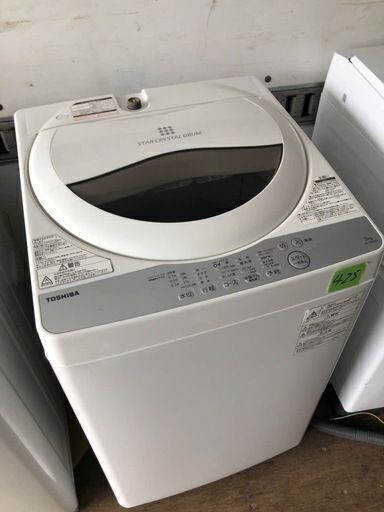NO 425 福岡市内配送設置無料✨　東芝 全自動洗濯機 5kg グランホワイト AW-5G6 W