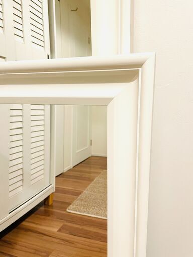 取引中】IKEA全身鏡 HEMNES 大型＆中型ミラー2点 IKEA - IKEA 鏡 HEMNES