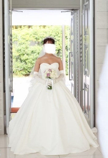 ウェディングドレス、7号、158cm、アントニオリーヴァ風、骨格ウェーブ、ブルベ夏 ウェディングドレス、7号、158cm、アントニオリーヴァ風、骨格ウェーブ