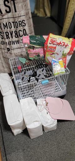 ペットゲージ、ペットシート、ペットヒーター、セット