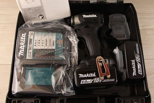 makita マキタ インパクトドライバ TD173DRGXB ブラック 18V 6.0Ah (D6000knxwY)