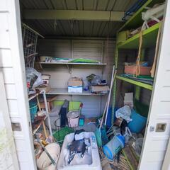ヨド物置　倉庫　ご自身で運搬できる方　中身もあげれます