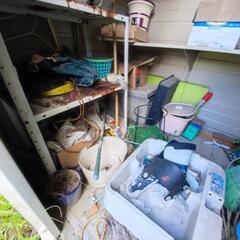 ヨド物置　倉庫　ご自身で運搬できる方　中身もあげれます