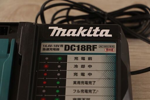 makita マキタ バッテリ BL1860B 18V 6.0Ah バッテリー 充電器DC18RFセット (D6002ktxY)